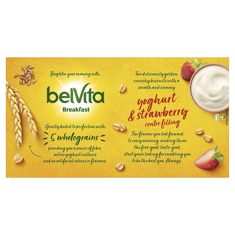 BelVita Breakfast Biscuits Strawberry Yoghurt 