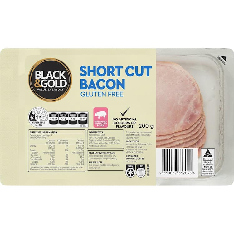Black & Gold Bacon Shortcut