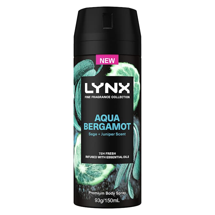 Lynx Antiperspirant Aerosol Aqua Bergamot IGA Shop Online