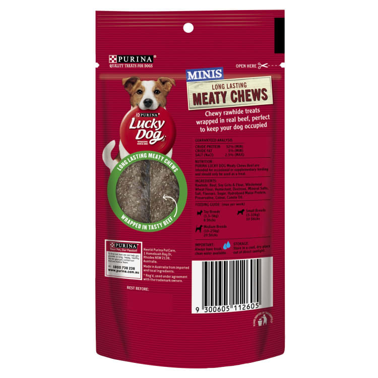 Lucky dog meaty chews best sale