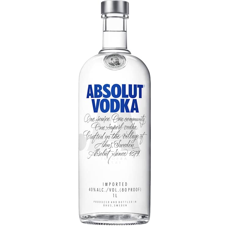 Absolut Vodka Bottle 1L