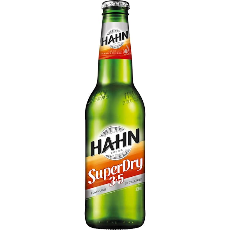 Hahn Super Dry 3.5% Bottle