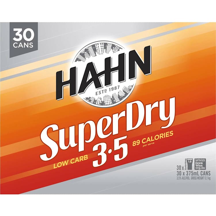 Hahn Super Dry 3.5% Can