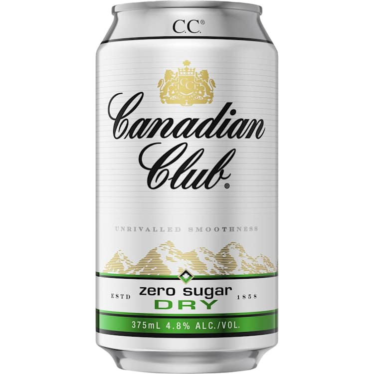Canadian Club Zero Sugar Dry Can