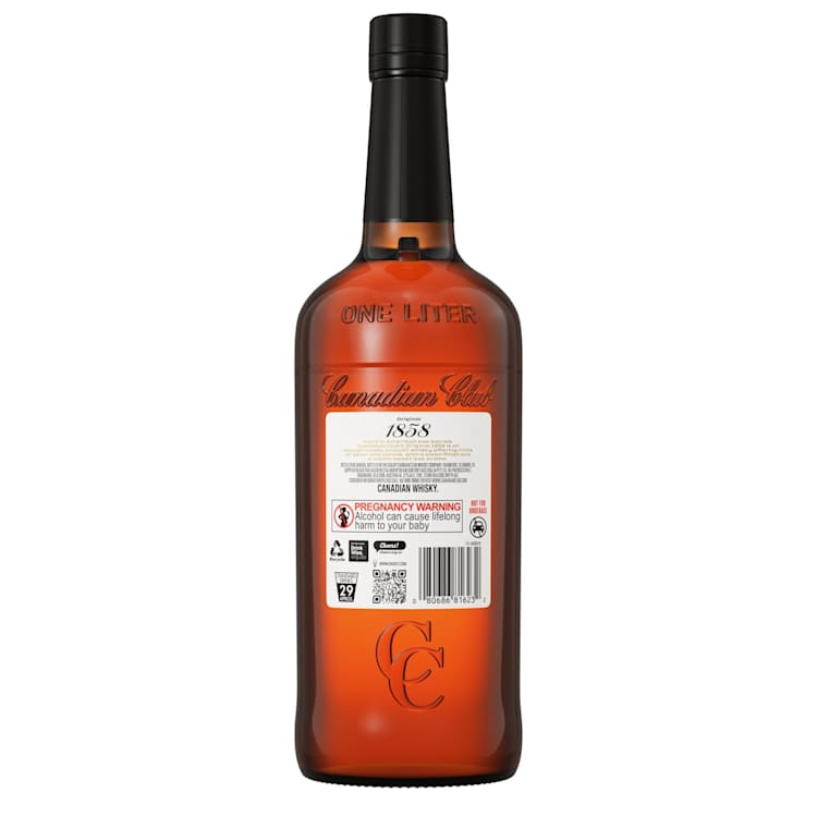 Canadian Club Original Whiskey Bottle 1L