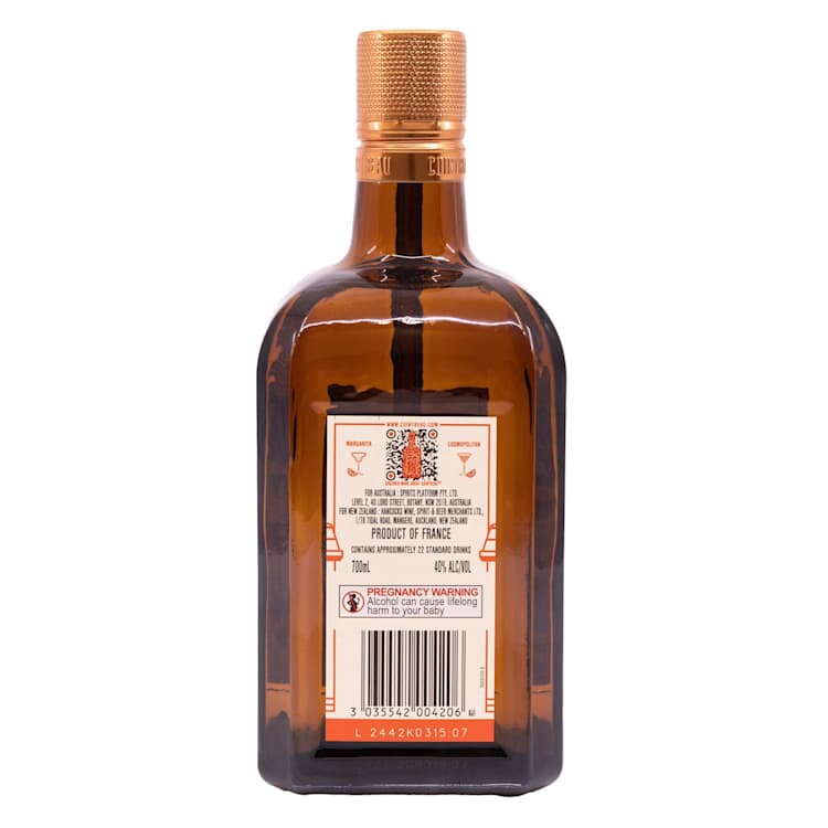 Cointreau Liqueur Bottle