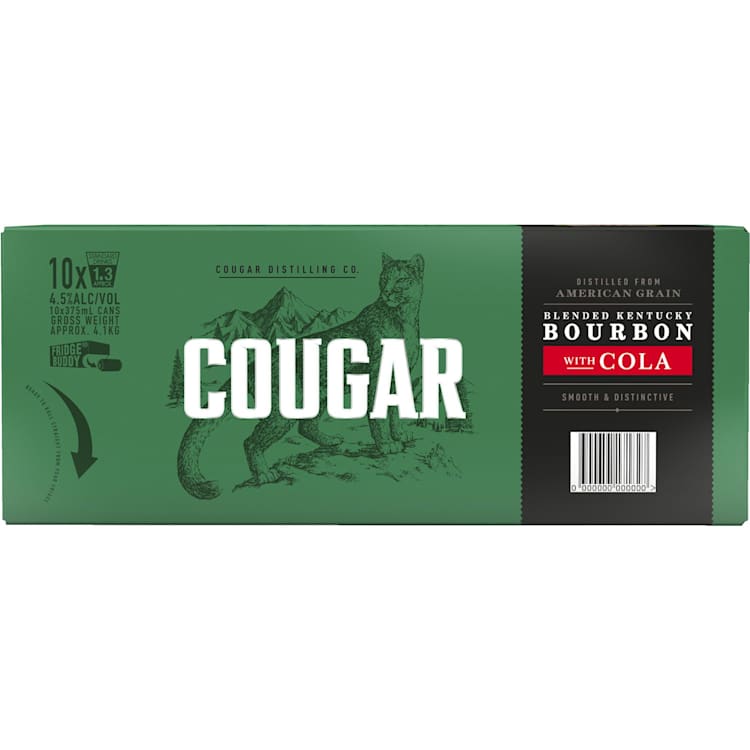 Cougar Bourbon & Cola Can