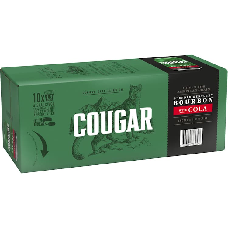 Cougar Bourbon & Cola Can