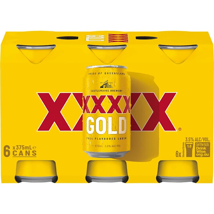 XXXX GOLD Can Cluster