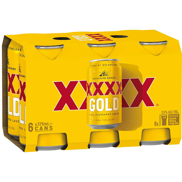 XXXX GOLD Can Cluster