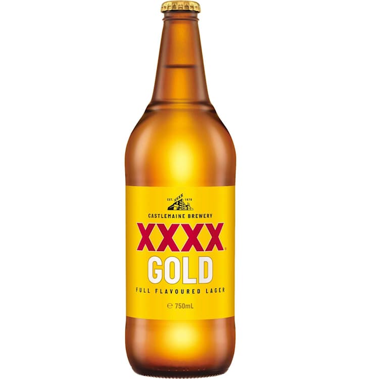 XXXX Gold Lager Bottle