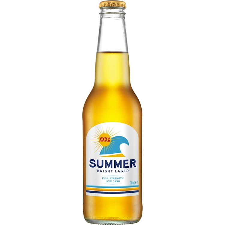 XXXX Summer Bright Lager Bottle