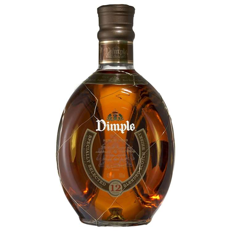 Dimple 12 Year Old Blended Scotch Whisky Bottle