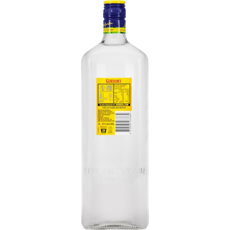 Gordon's London Dry Gin Bottle 1L