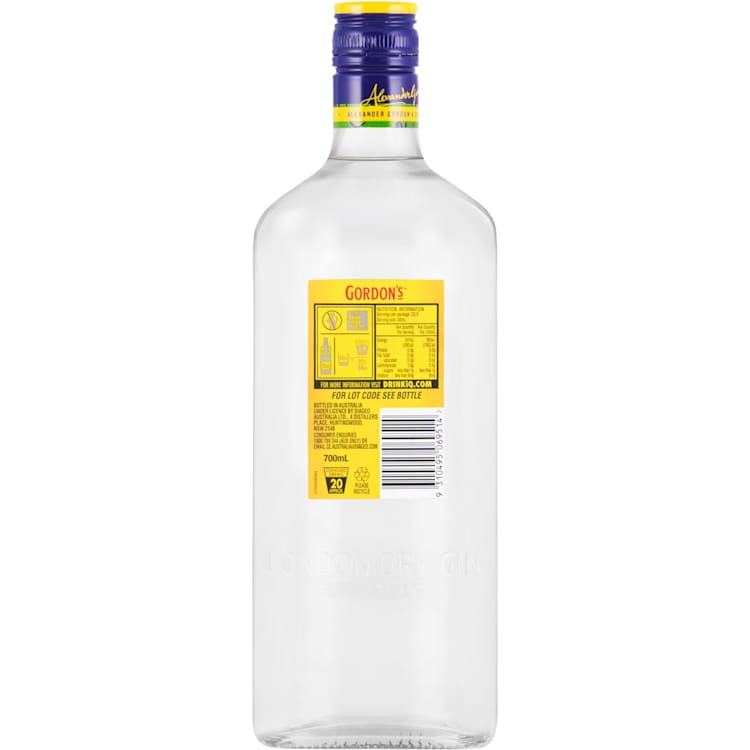 Gordon's London Dry Gin Bottle