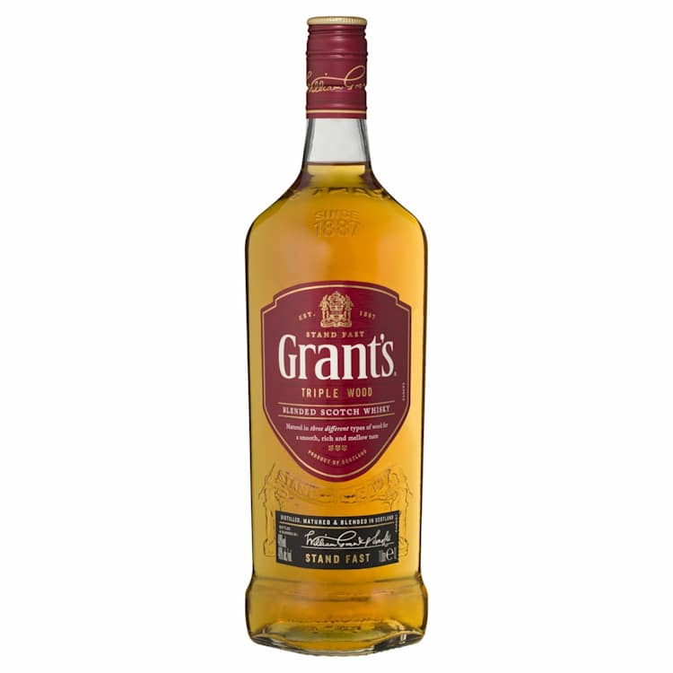 Grant's Triple Wood Scotch Whisky Bottle 1L