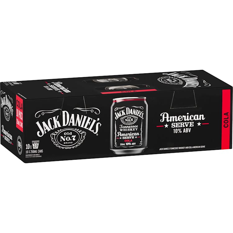 Jack Daniel's & Cola American Serve Can