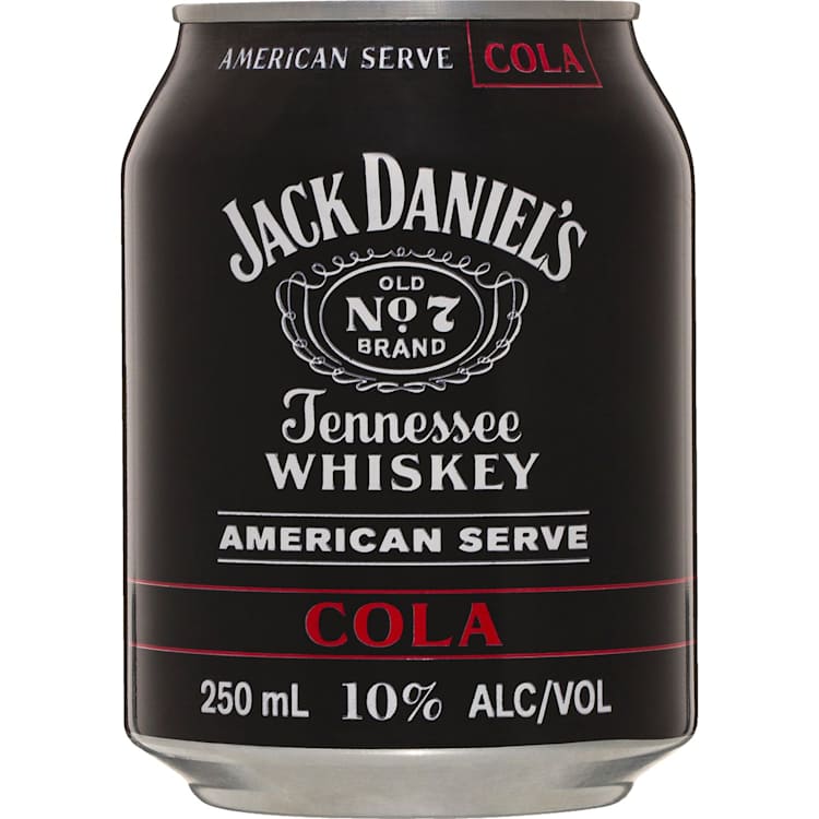 Jack Daniel's & Cola American Serve Can