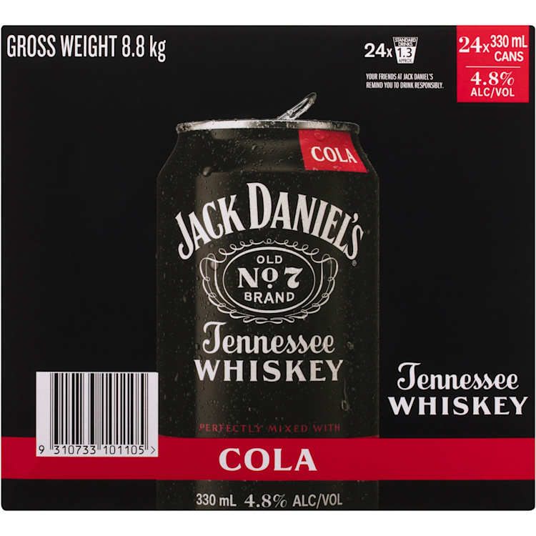 Jack Daniel's & Cola Cube Can