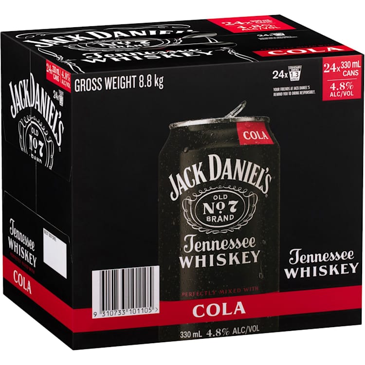 Jack Daniel's & Cola Cube Can