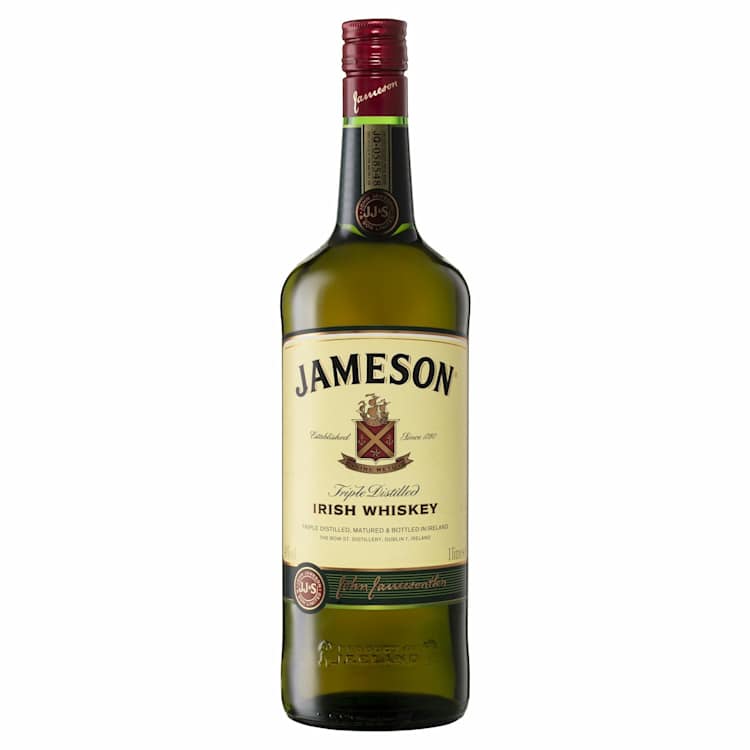 Jameson Irish Whiskey Bottle 1L
