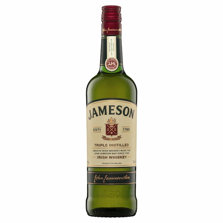 Jameson Triple Distilled Irish Whiskey Bottle