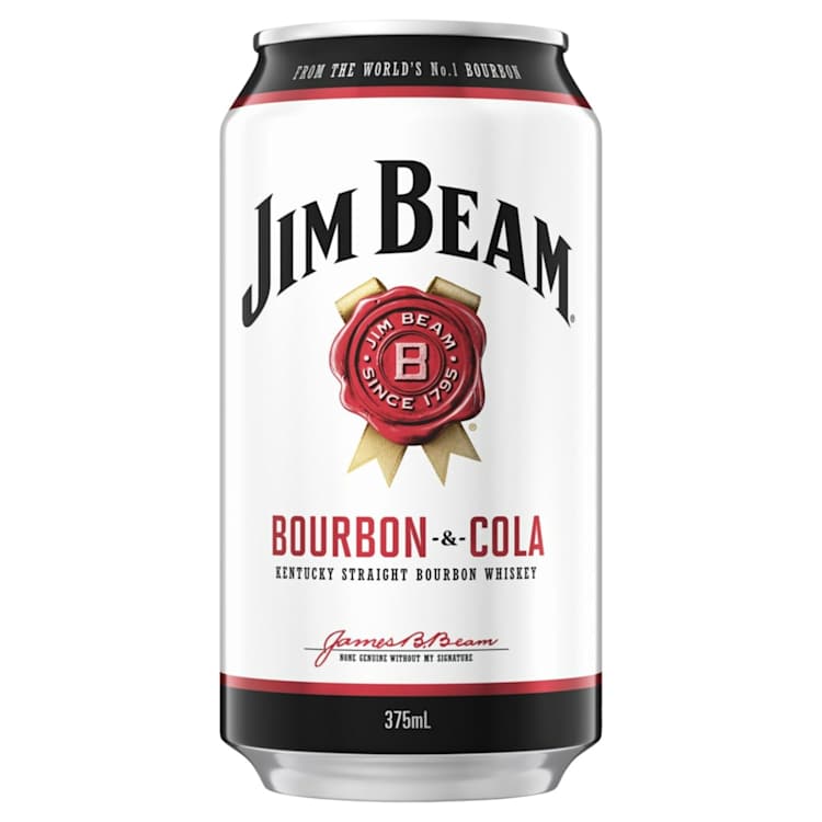 Jim Beam White & Cola Can