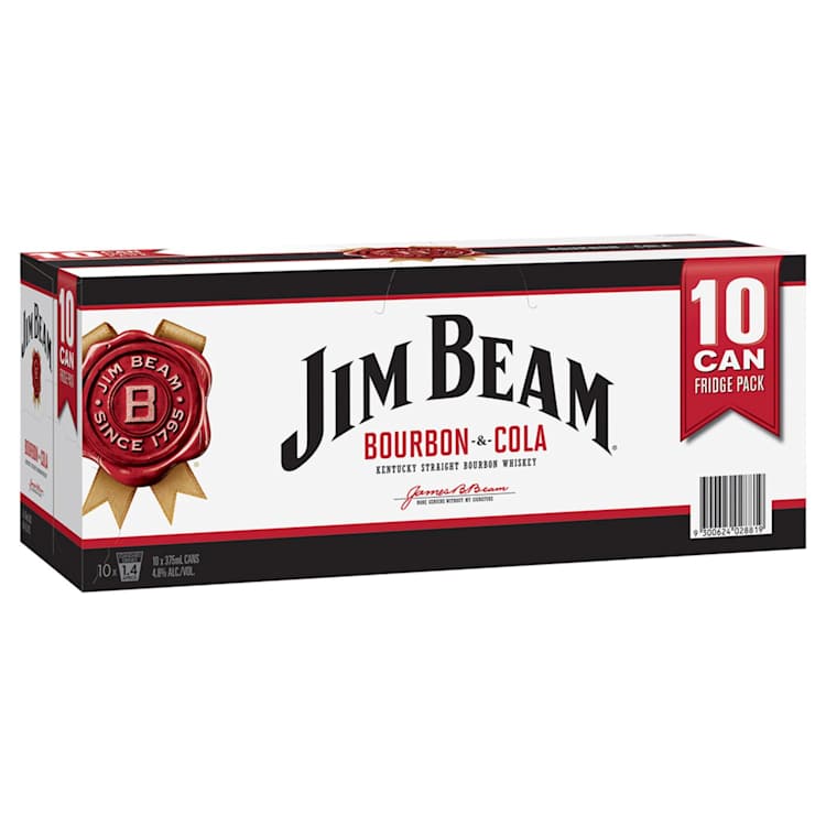 Jim Beam White & Cola Can