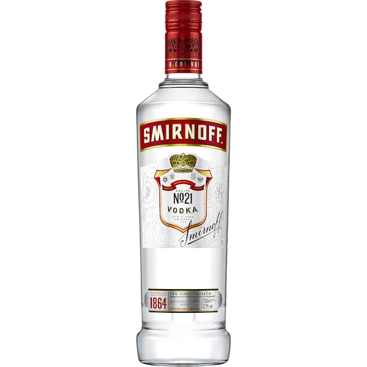 Smirnoff Red Vodka Bottle