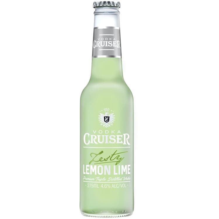 Vodka Cruiser Zesty Lemon Lime 4.6% Bottle