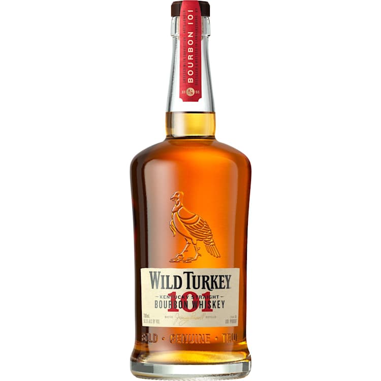 Wild Turkey 101 Kentucky Straight Bourbon Whiskey Bottle