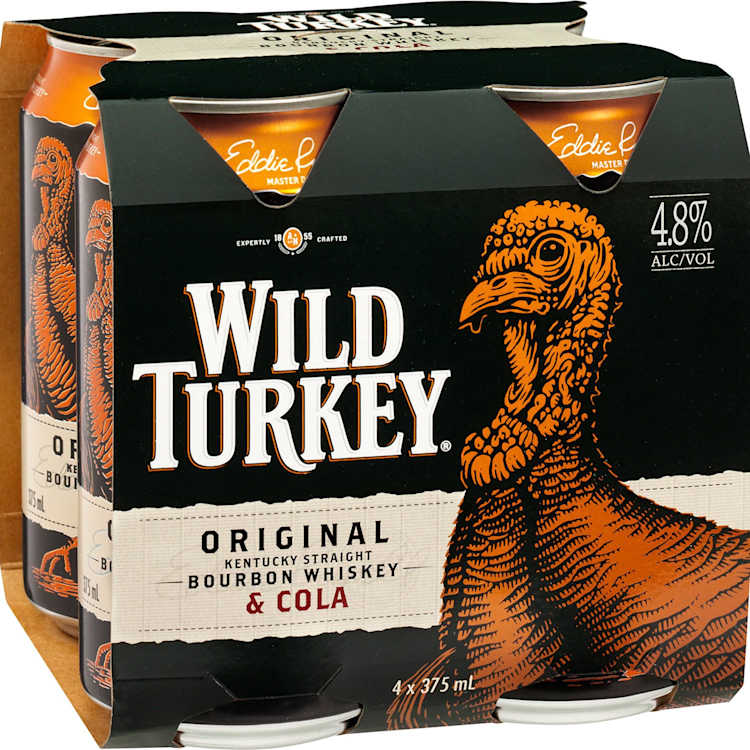 Wild Turkey Bourbon & Cola Can