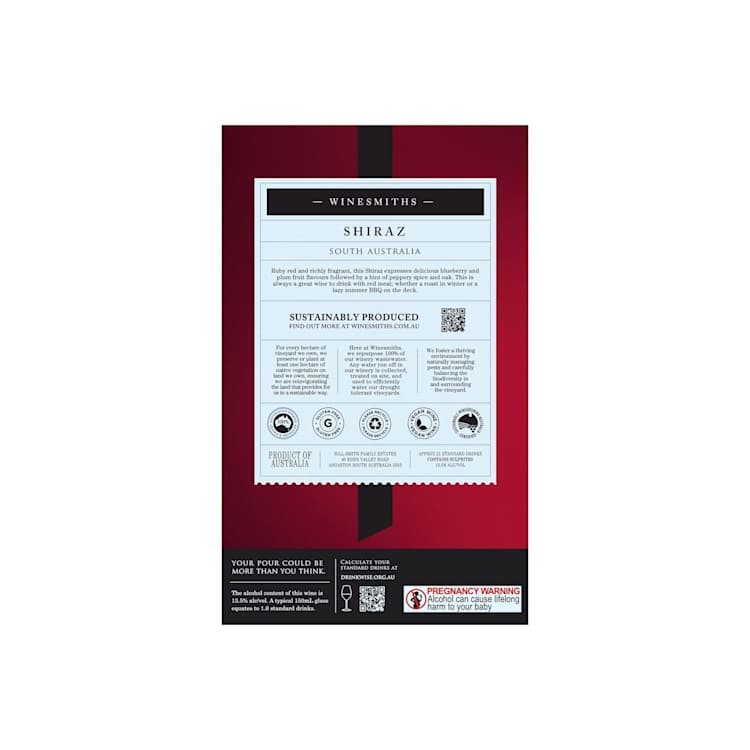 Winesmiths Shiraz Cask