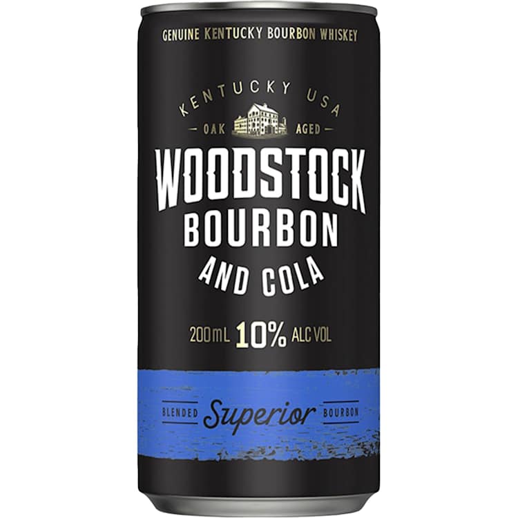 Woodstock Bourbon & Cola 10% Can