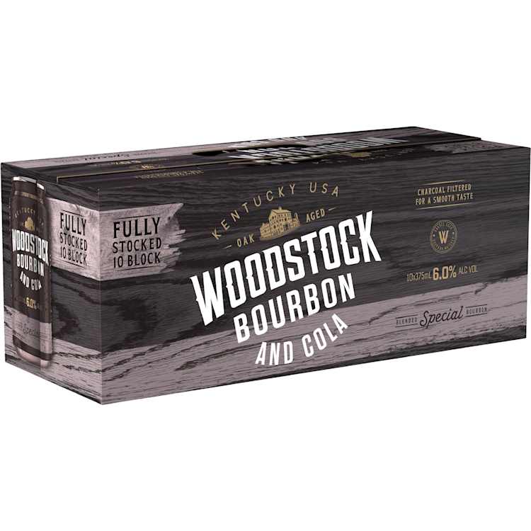 Woodstock Bourbon & Cola 6.0% Can