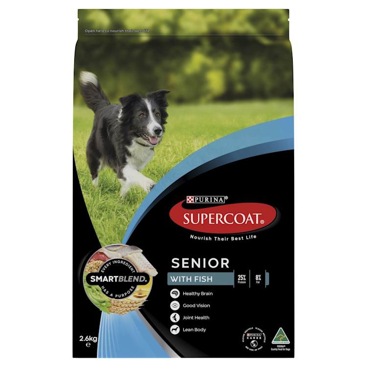 Supercoat Smartblend Senior Dog Food With Fish
