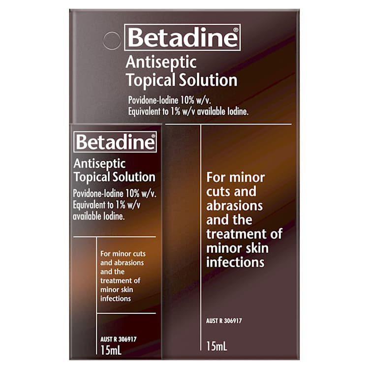 Betadine Antiseptic Topical Solution Liquid