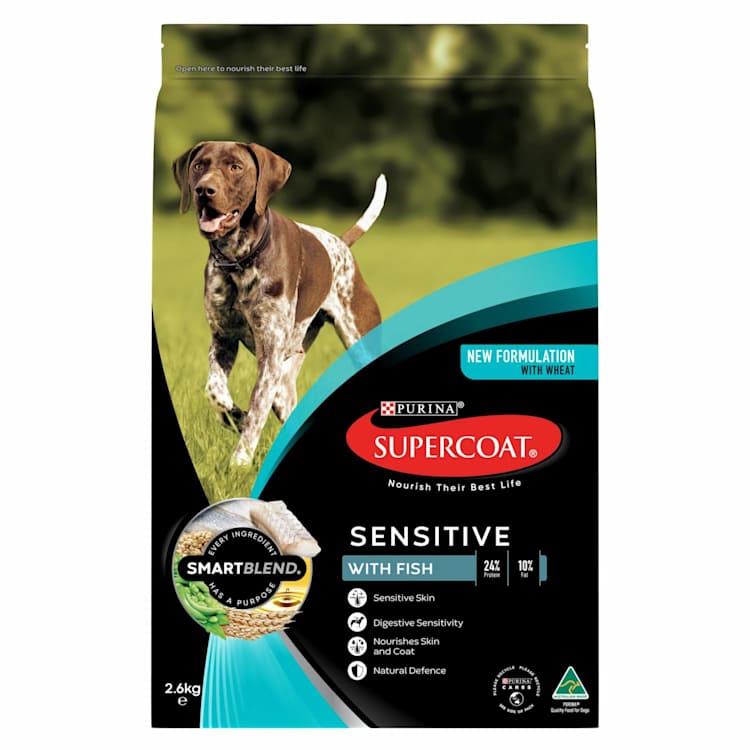 Purina Supercoat Adult Sensitive with Fish Dog Food