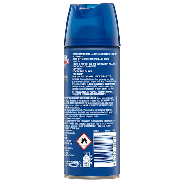 Aerogard Insect Repellent Odourless Low Irritant