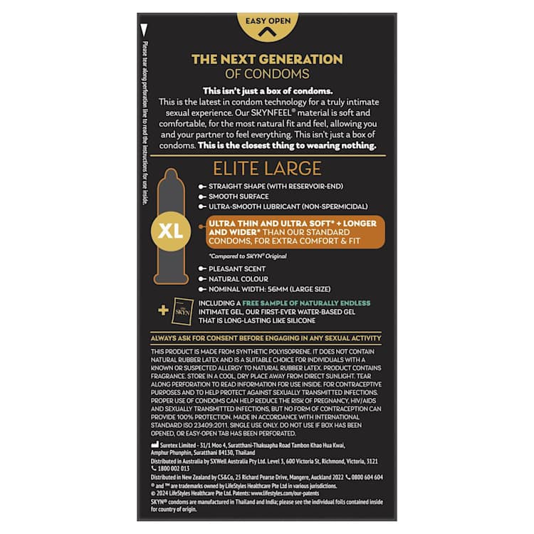 Skyn Condoms Elite Large