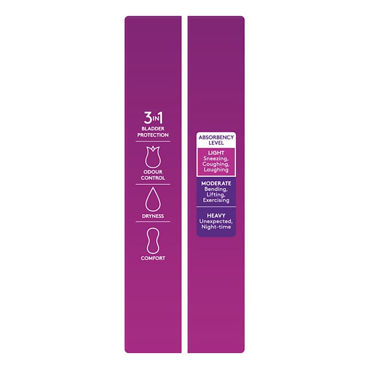 Poise Adult Care Liners Regular