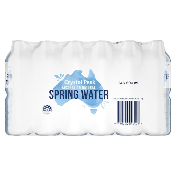 Community Co Crystal Peak Spring Water Bottles