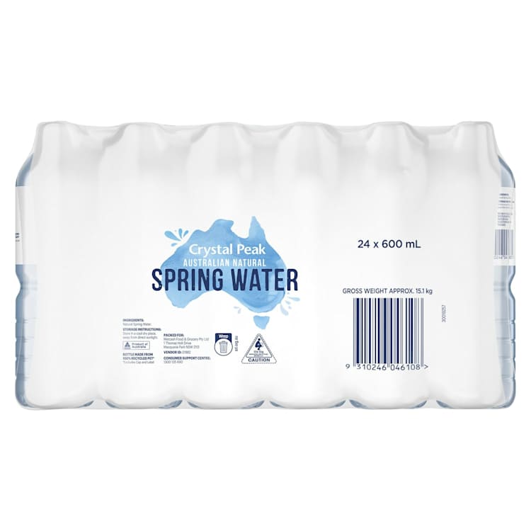 Community Co Crystal Peak Spring Water Bottles