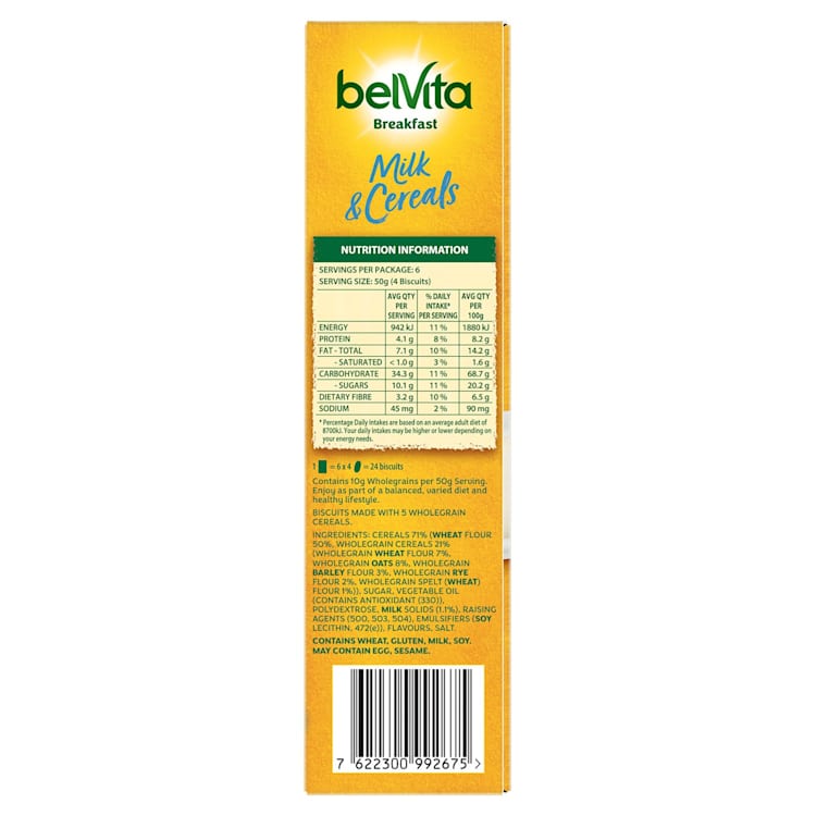 BelVita Breakfast Biscuits Milk & Cereal