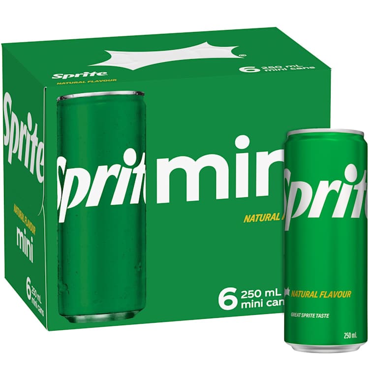 Sprite Lemonade Soft Drink Multipack Mini Cans