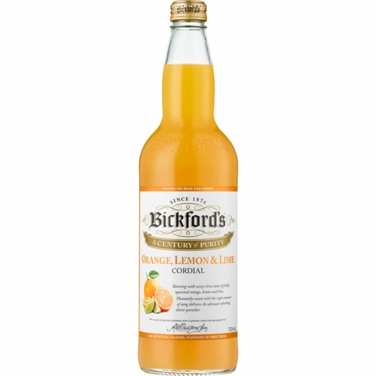 Bickford's Cordial Orange Lemon & Lime