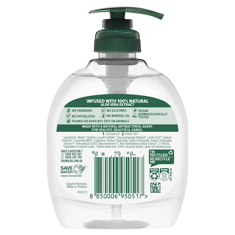 Palmolive Liquid Soap Cucumber Aloe Pump