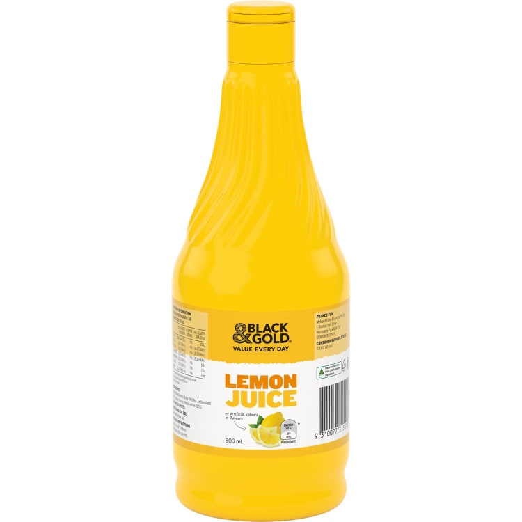 Black & Gold Juice Lemon