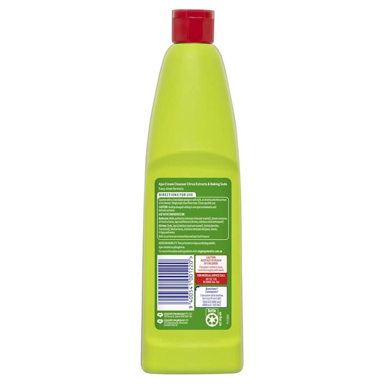 Ajax Cream Cleaner Baking Soda