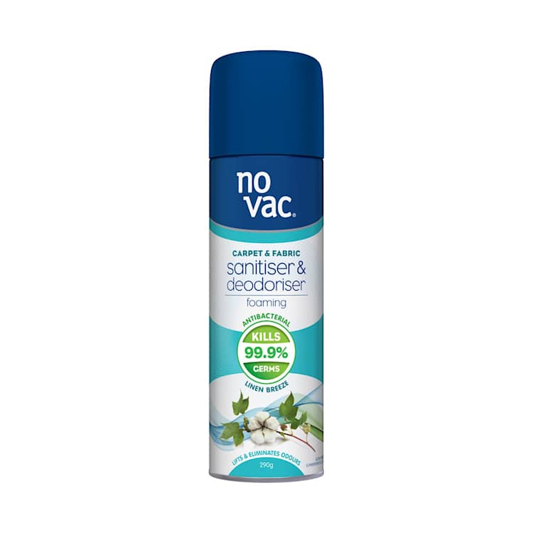 No Vac Foam Carpet Sanitiser & Deodoriser Linen Breeze